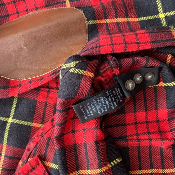 Simon’s Plaid Button-Down Fleece Shirt - Picture 6 of 6